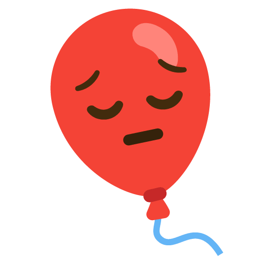 pensive balloon