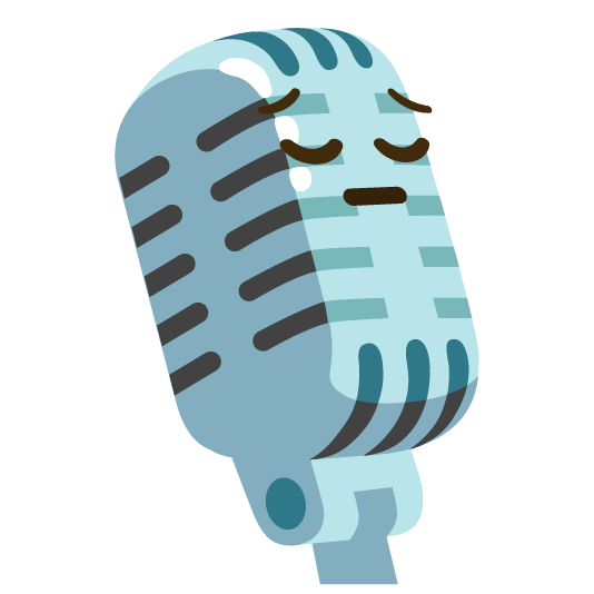 pensive studio microphone