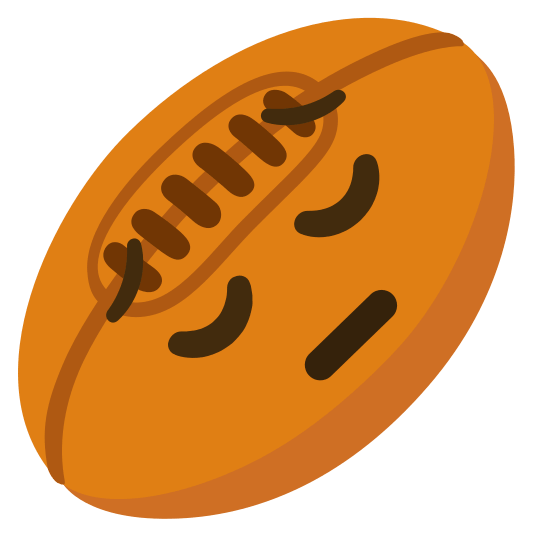 pensive rugby football