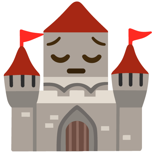 pensive european castle