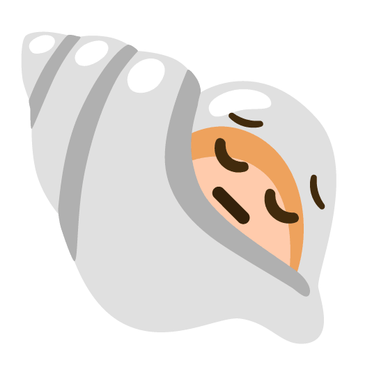 pensive shell