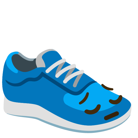 pensive athletic shoe