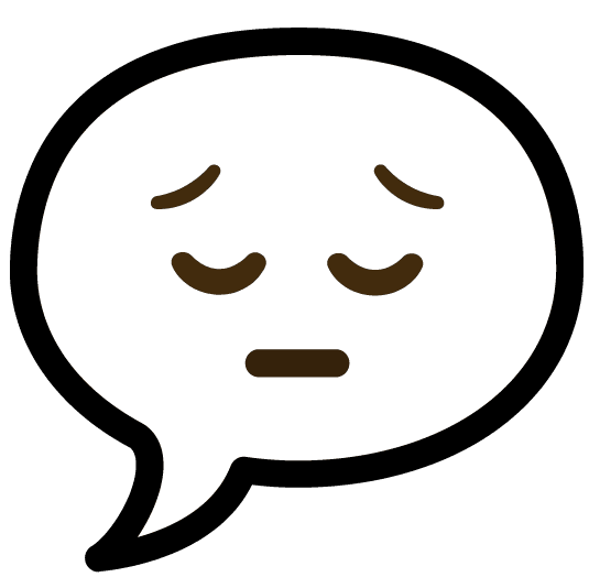 pensive speech balloon