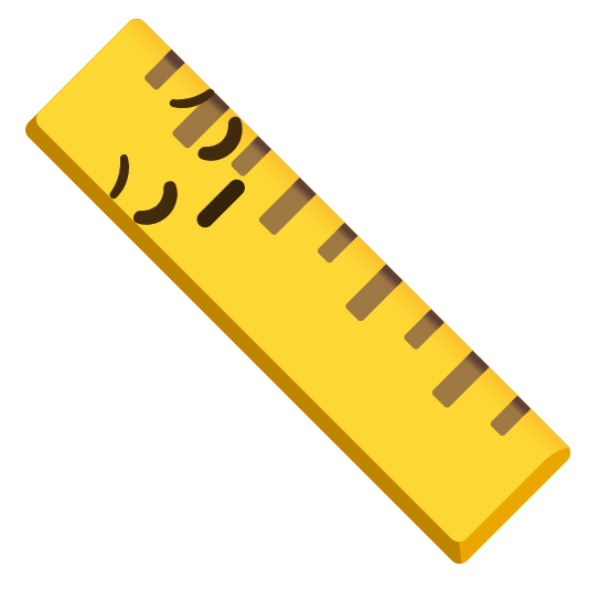 pensive straight ruler