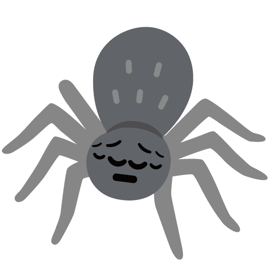 pensive spider