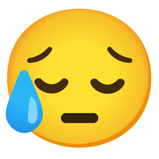 pensive disappointed relieved