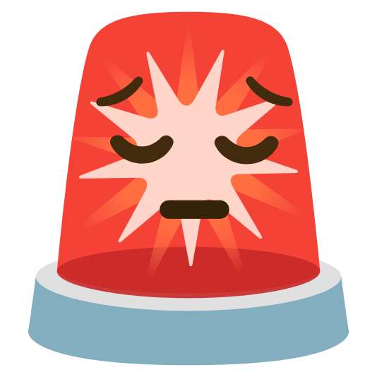 pensive rotating light