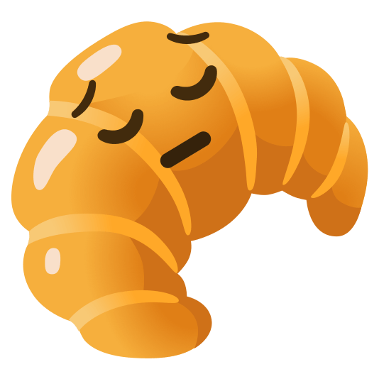pensive croissant