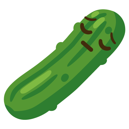 pensive cucumber