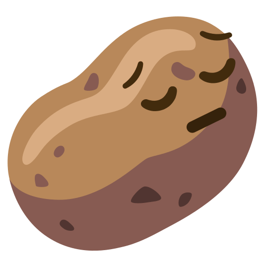 pensive potato