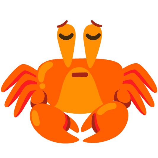 pensive crab