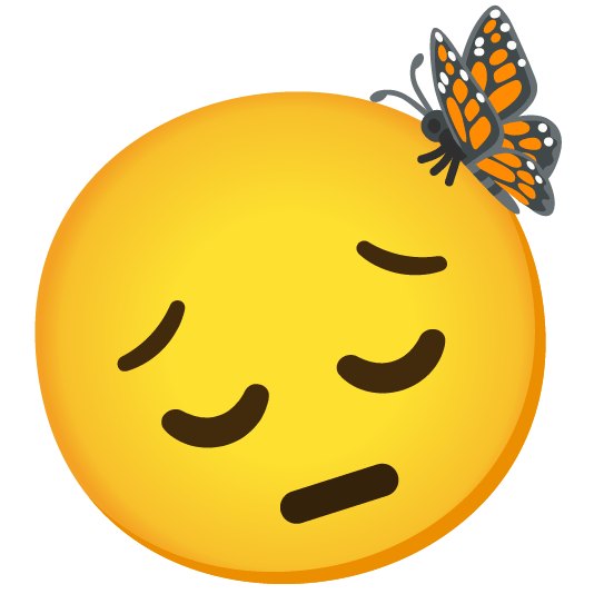 pensive butterfly