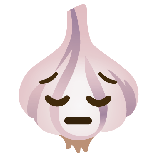 pensive garlic