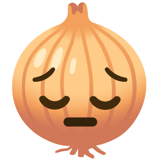 pensive onion