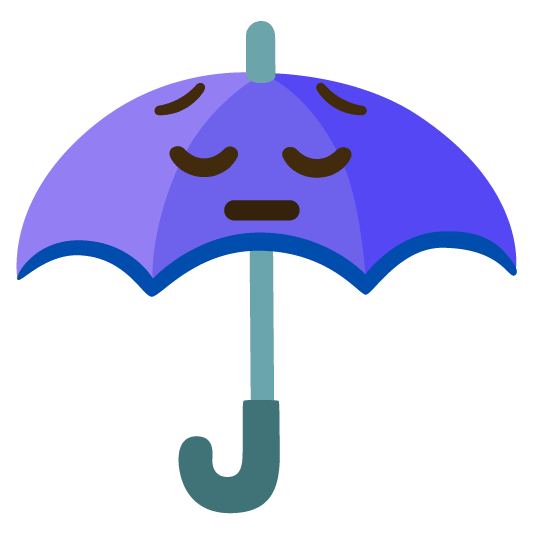 pensive umbrella