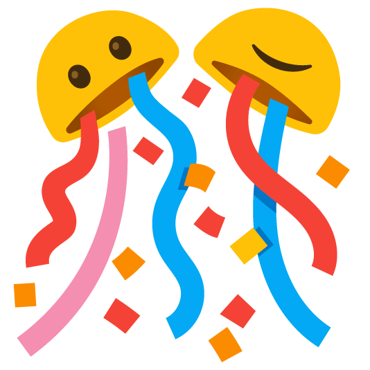 confused confetti ball