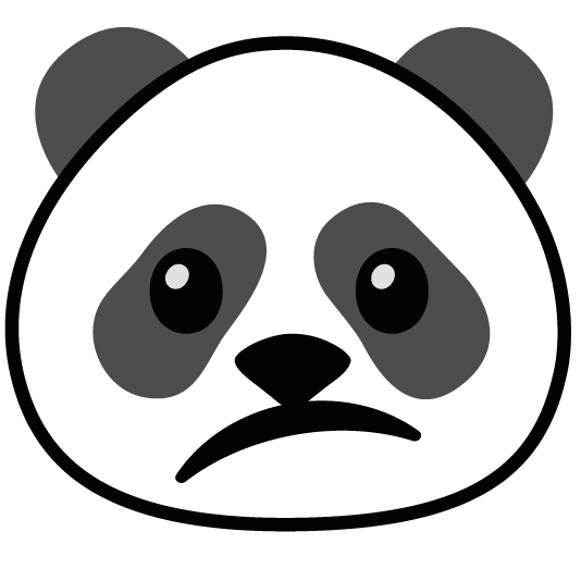 confused panda face