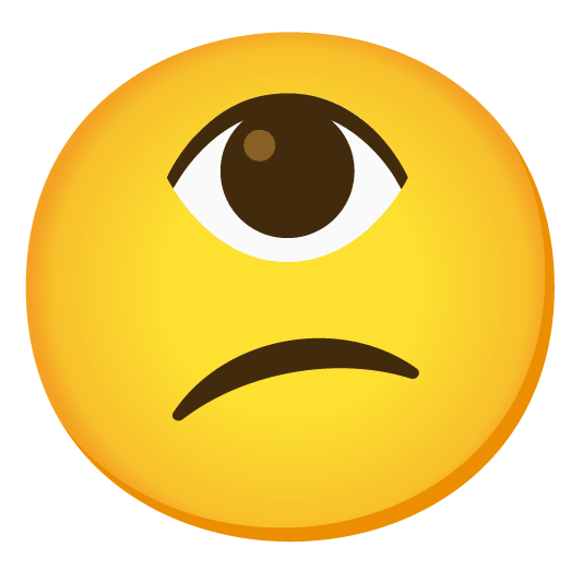 confused eye