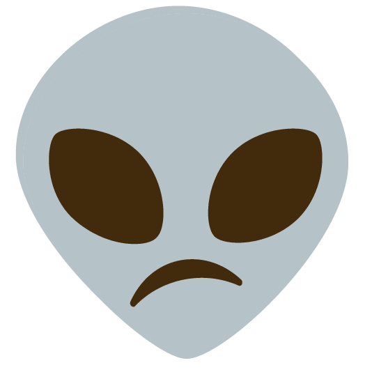 confused alien