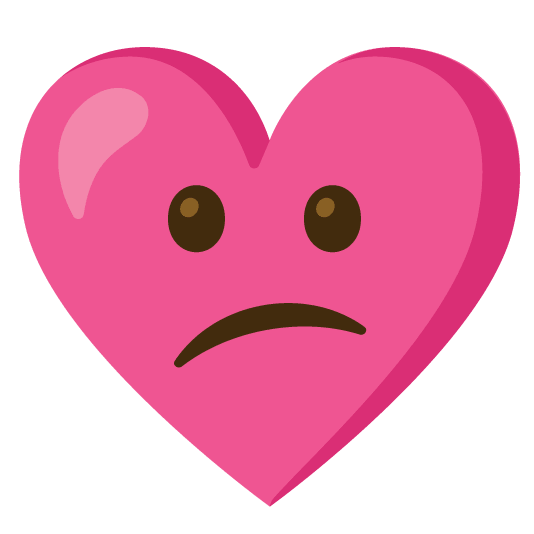 confused gift heart