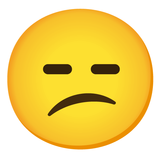 confused expressionless