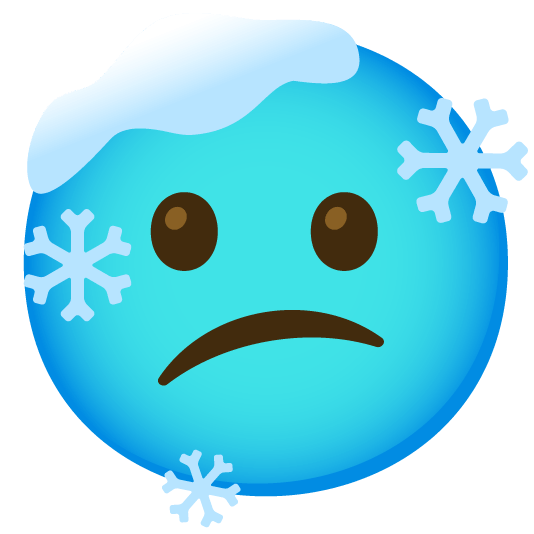 confused cold face