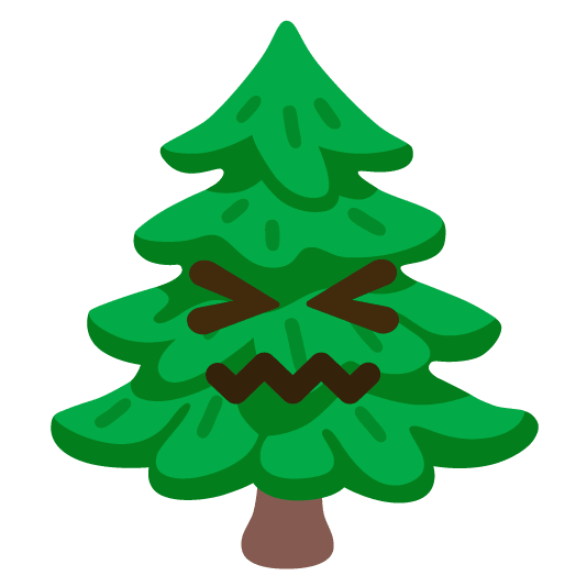 confounded evergreen tree