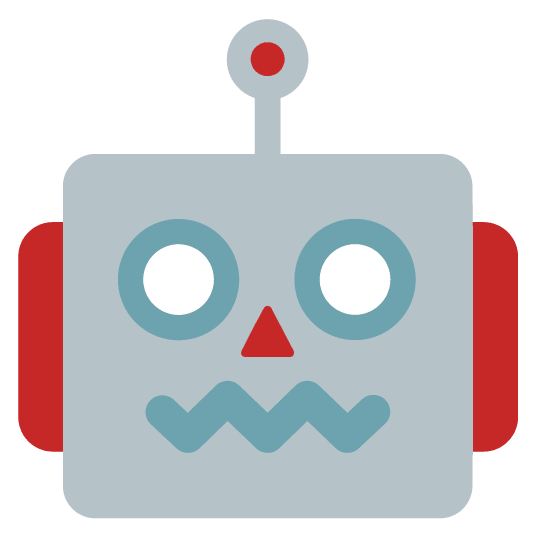 confounded robot face