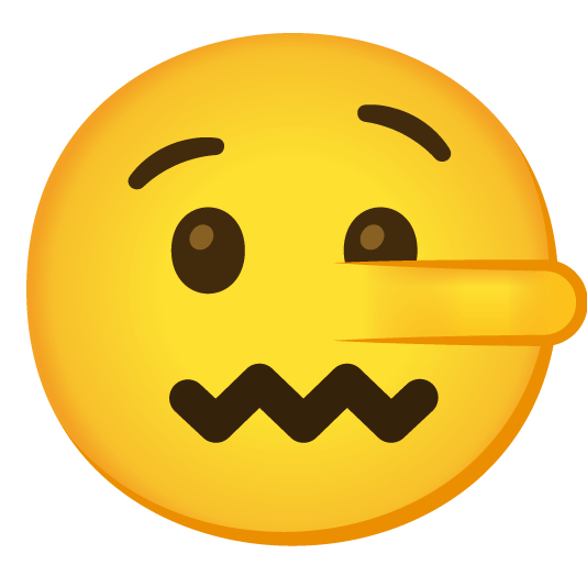 confounded lying face