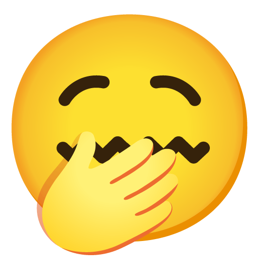 confounded yawning face