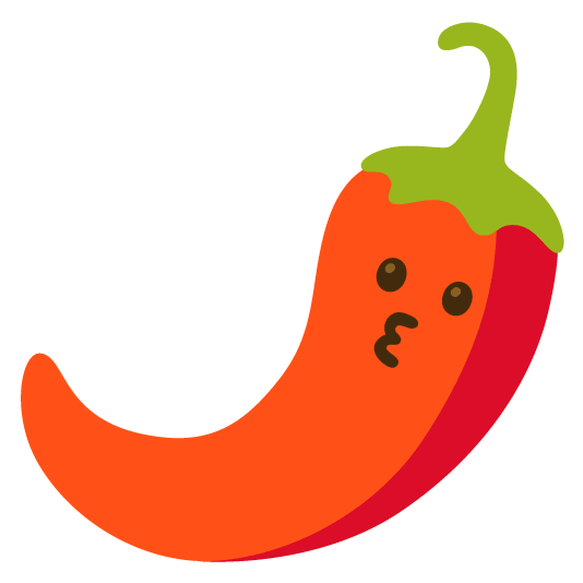 kissing hot pepper
