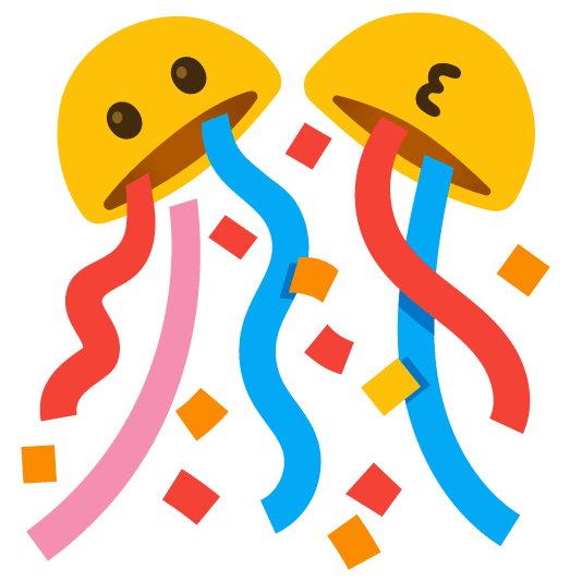 kissing confetti ball