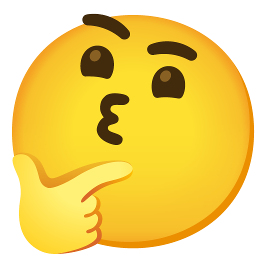 kissing thinking face