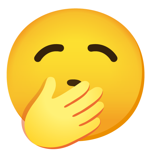 kissing yawning face