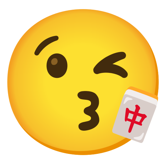 kissing heart mahjong