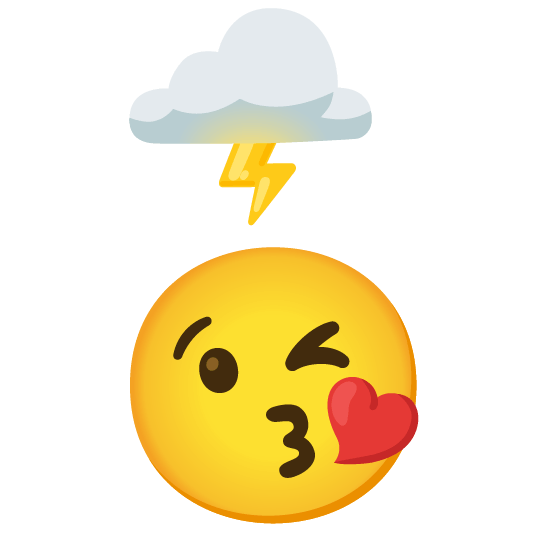 kissing heart lightning