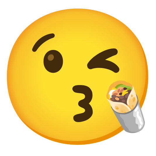 kissing heart burrito