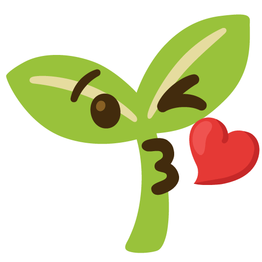 kissing heart seedling
