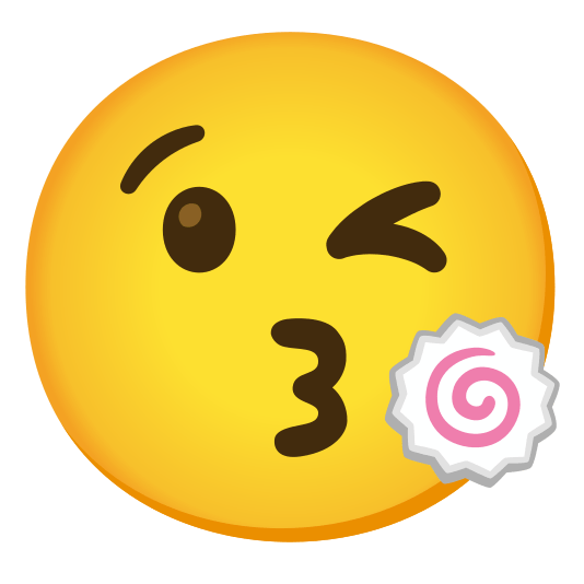 kissing heart fish cake