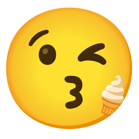 kissing heart icecream