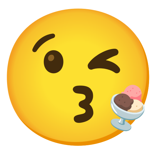 kissing heart ice cream