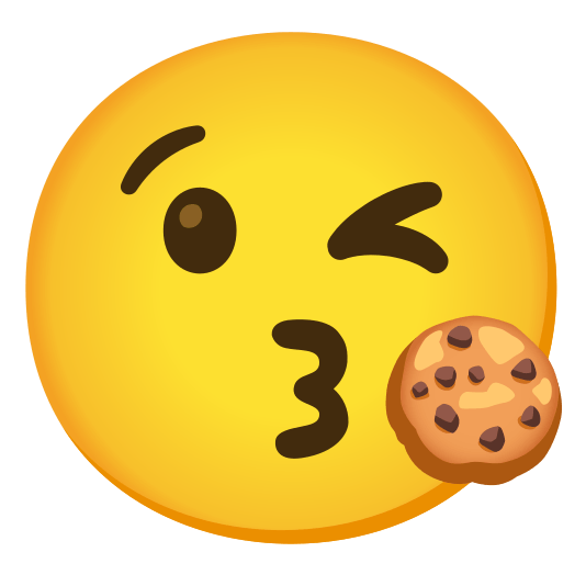 kissing heart cookie