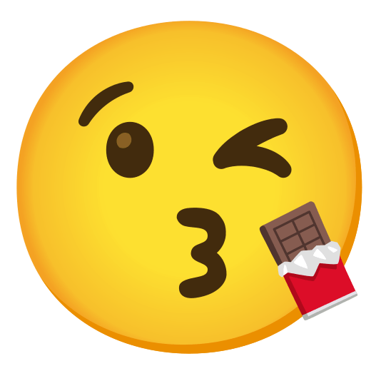kissing heart chocolate bar