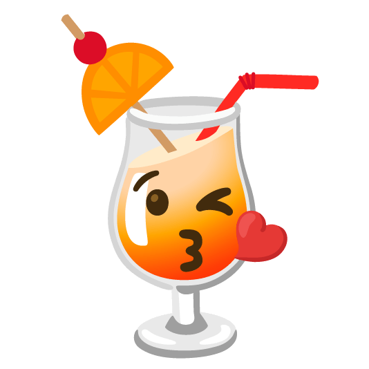 kissing heart tropical drink