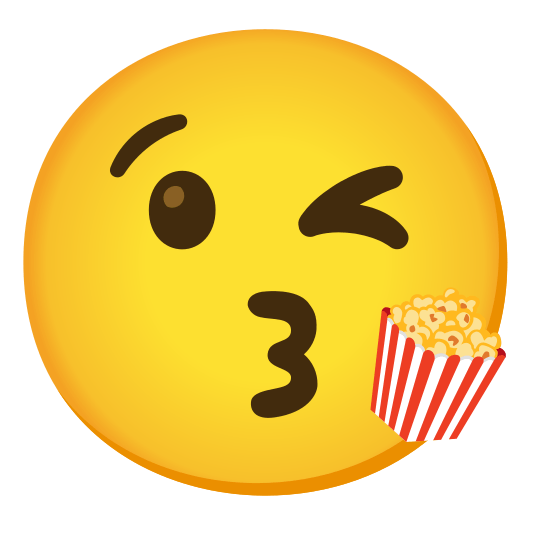 kissing heart popcorn