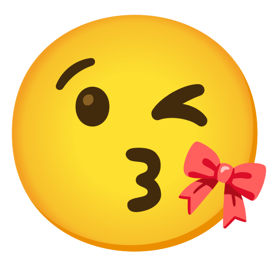 kissing heart ribbon