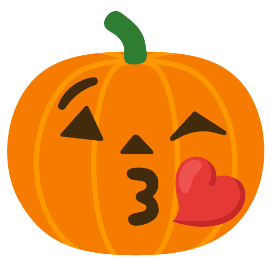 kissing heart jack o lantern