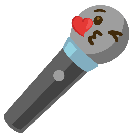 kissing heart microphone