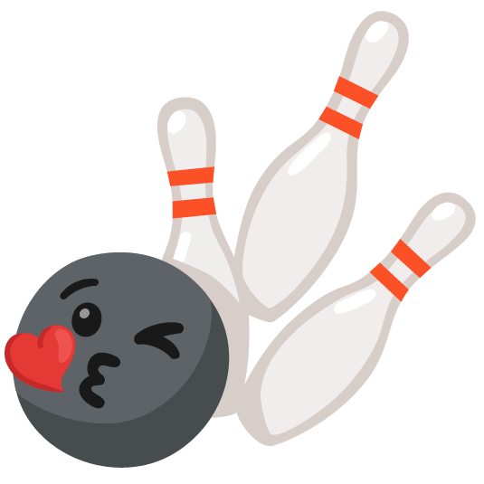 kissing heart bowling