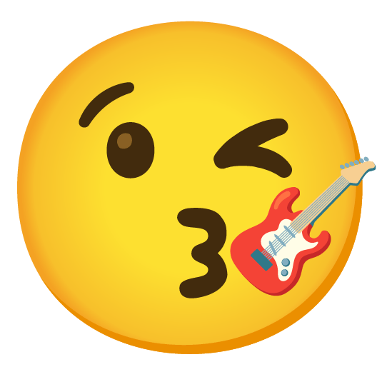 kissing heart guitar